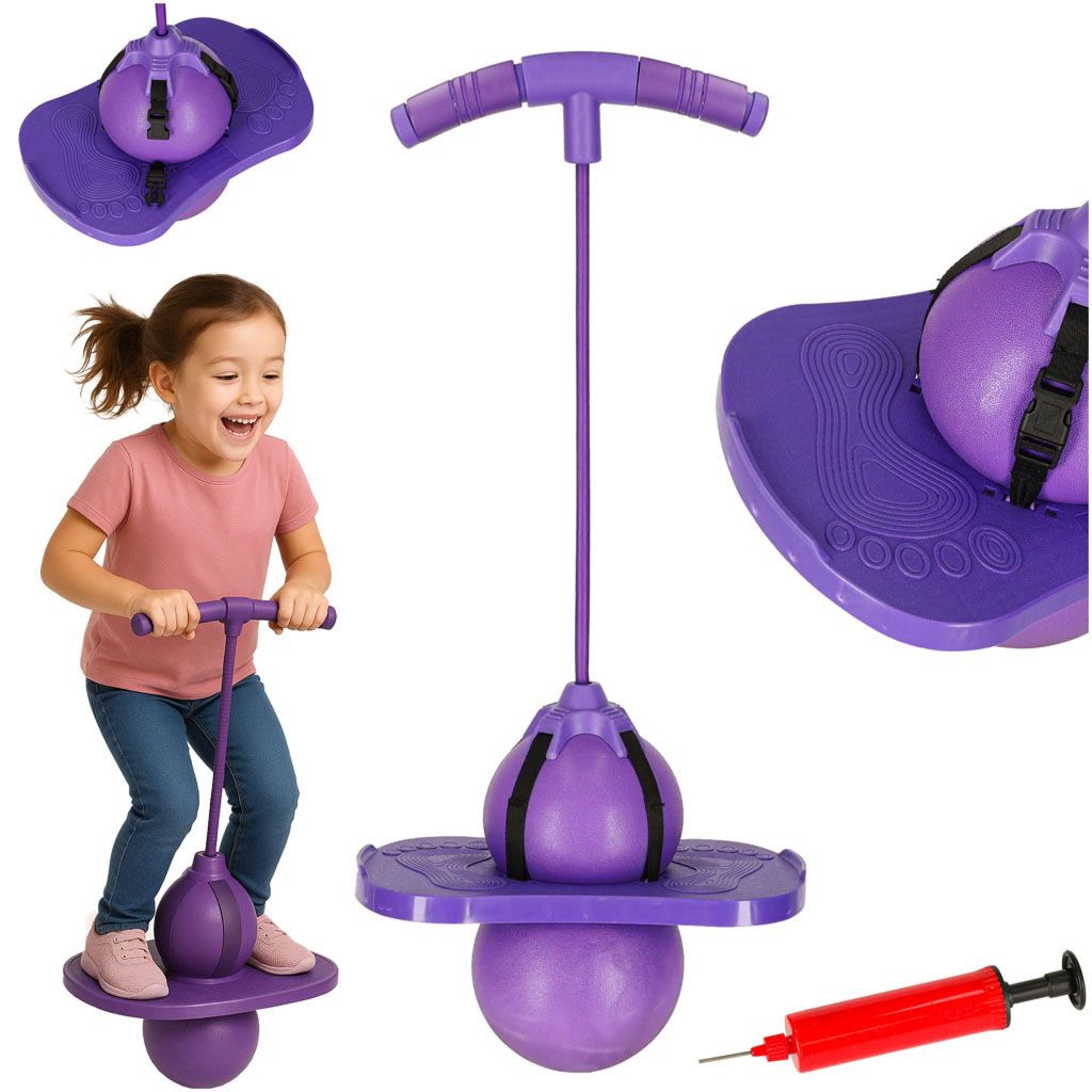 Skákadlo pre deti Pogo, model Balance Jumper, fialová farba Obrázok produktu 