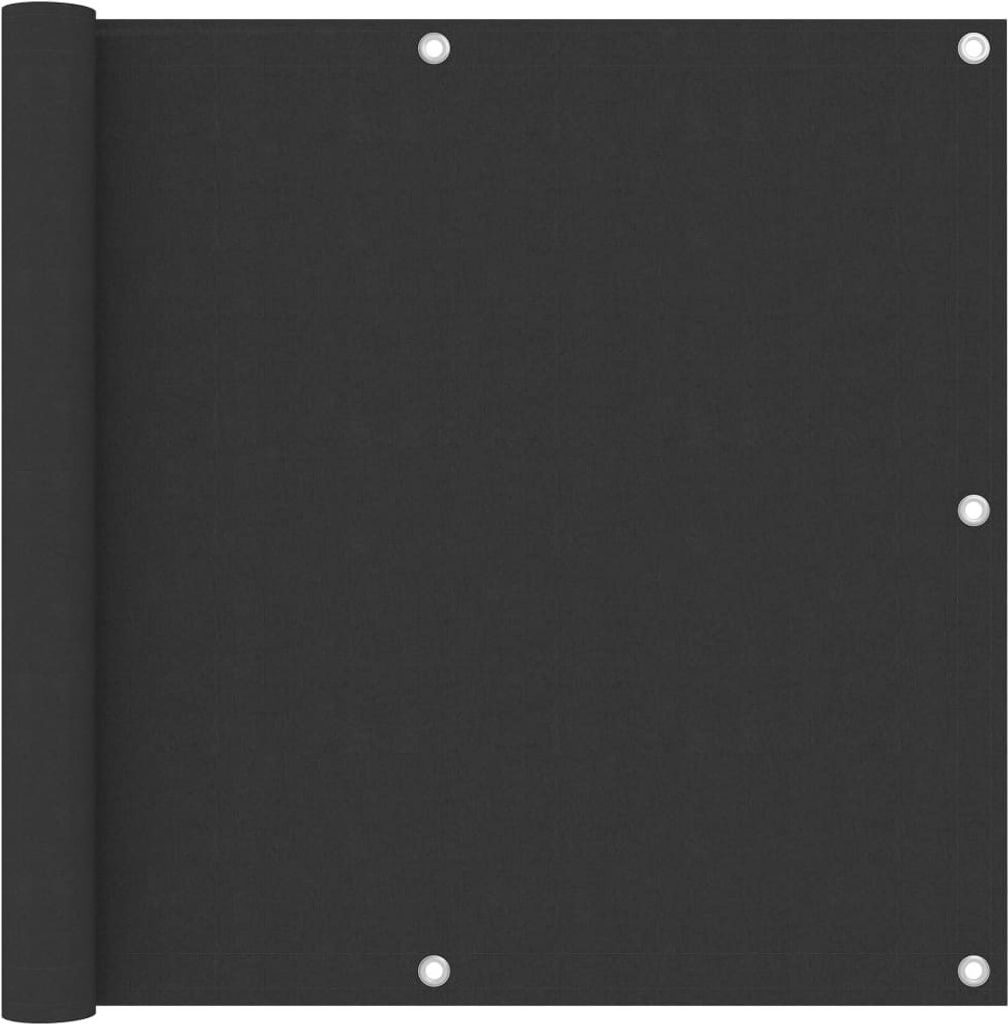 Stabli Möbel Balkon-Sichtschutz Anthrazit 90x500 cm Oxford-Gewebe - Sonnenschirme CC2512219