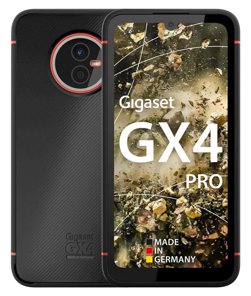 Smartphone Chantier Gigaset GX4 PRO Noir 128 Go pour Pro et Loisirs