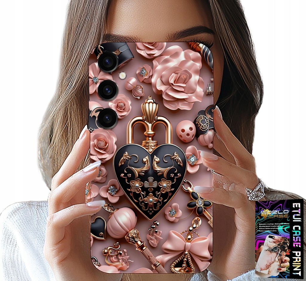 Gehäuse Für Samsung Galaxy S25 - Feminine Designs Vorhängeschloss Herz Fall + Glas