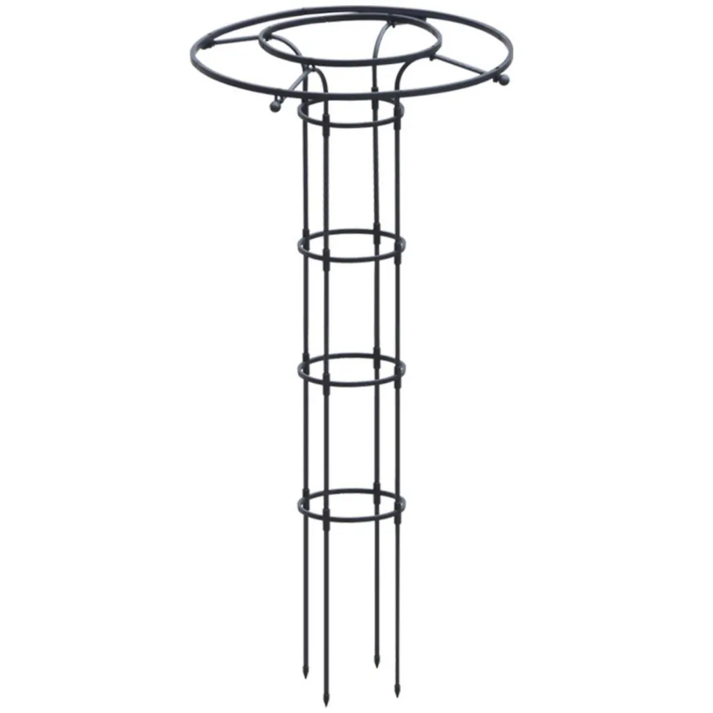 Tuteur circulaire anti-affaissement pour fleurs et plantes de jardin