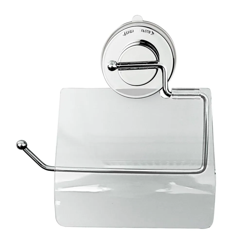 Porte-rouleau de WC mural en chrome brillant RIDDER pour salle de bain