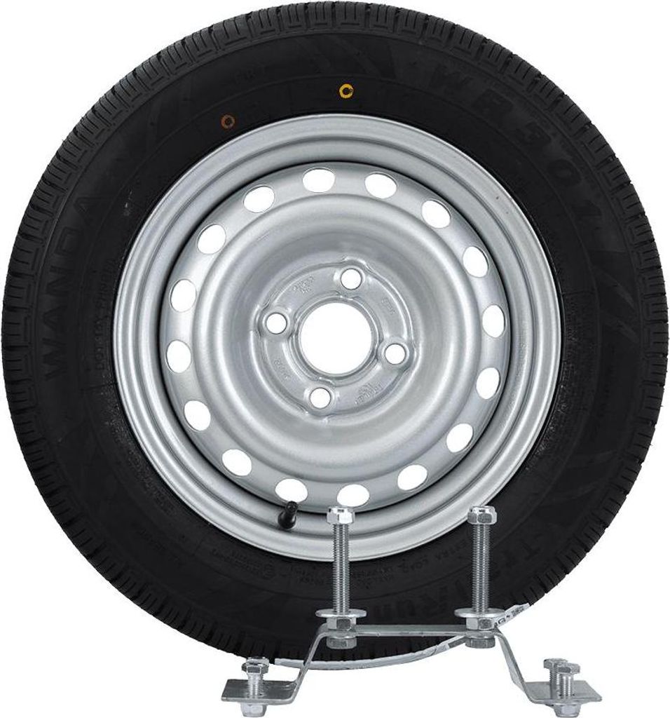 UNITRAILER Ersatzrad-Set 155/70 R13 79N mit Halterung für Produktbild 