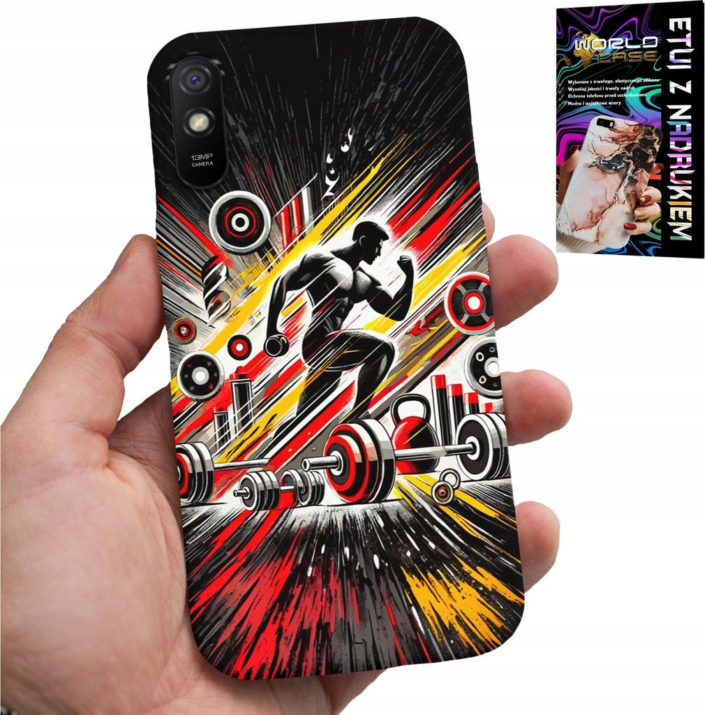 Fall Für Xiaomi Redmi 9A - Fitnessstudio Bodybuilding Hanteln Fitness