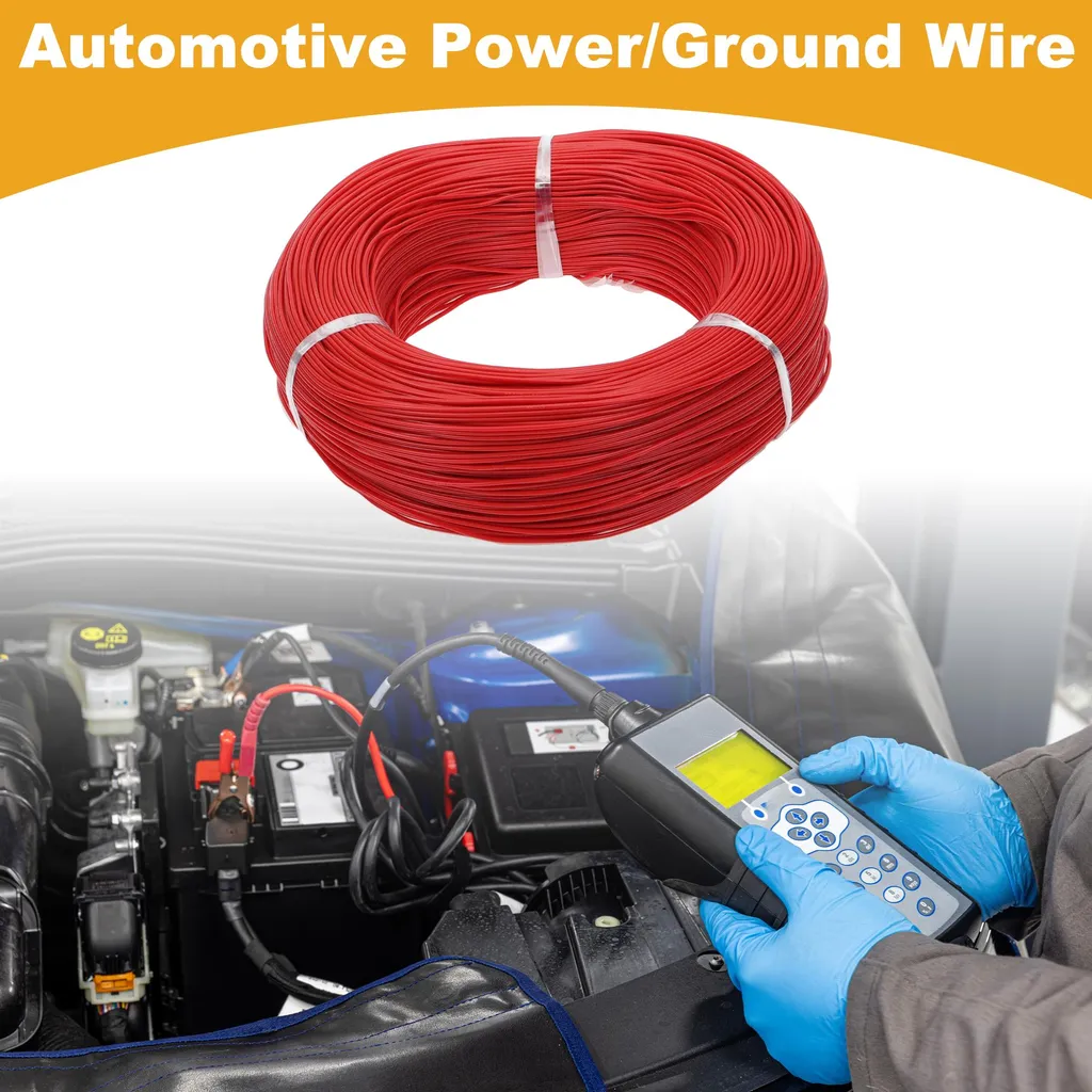Câble de Masse Automobile pour Installation Audio et Haut-Parleur 26AWG