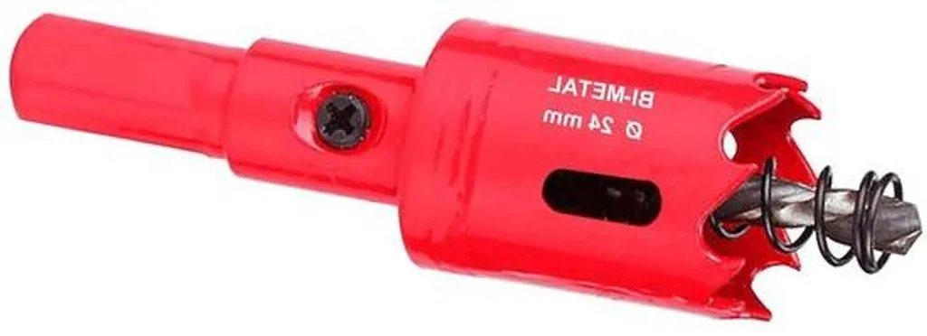 Scie cloche 24 mm bimétallique pour percer l'acier sans déraper ni chauffer