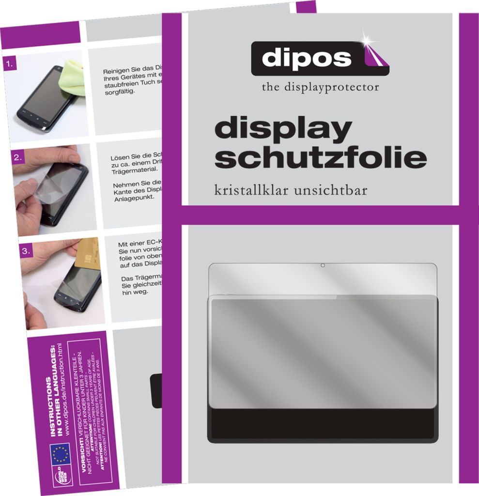 1x Schutzfolie für Lenovo Tab P12 Pro klar Displayschutzfolie Folie Display Schutz dipos