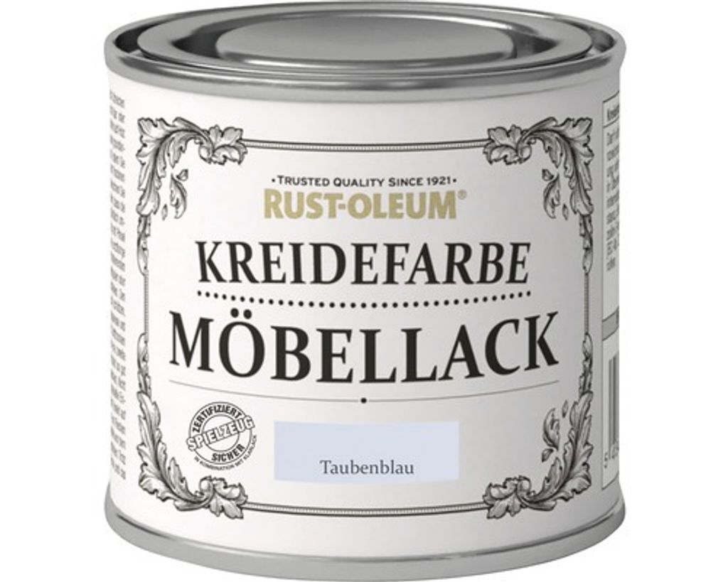 Rust-Oleum Kreidefarbe Möbellack 125 ml taubenblau