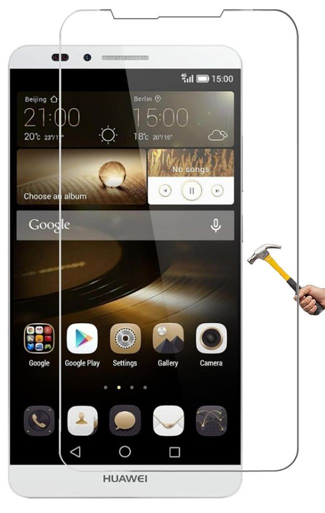 ino Schutzglas kompatibel mit für Huawei Mate 7 Panzerglas Displayschutzglas Schutz Schutzglas Glasfolie Schutzfolie 9H Härte Displayglas Mate7