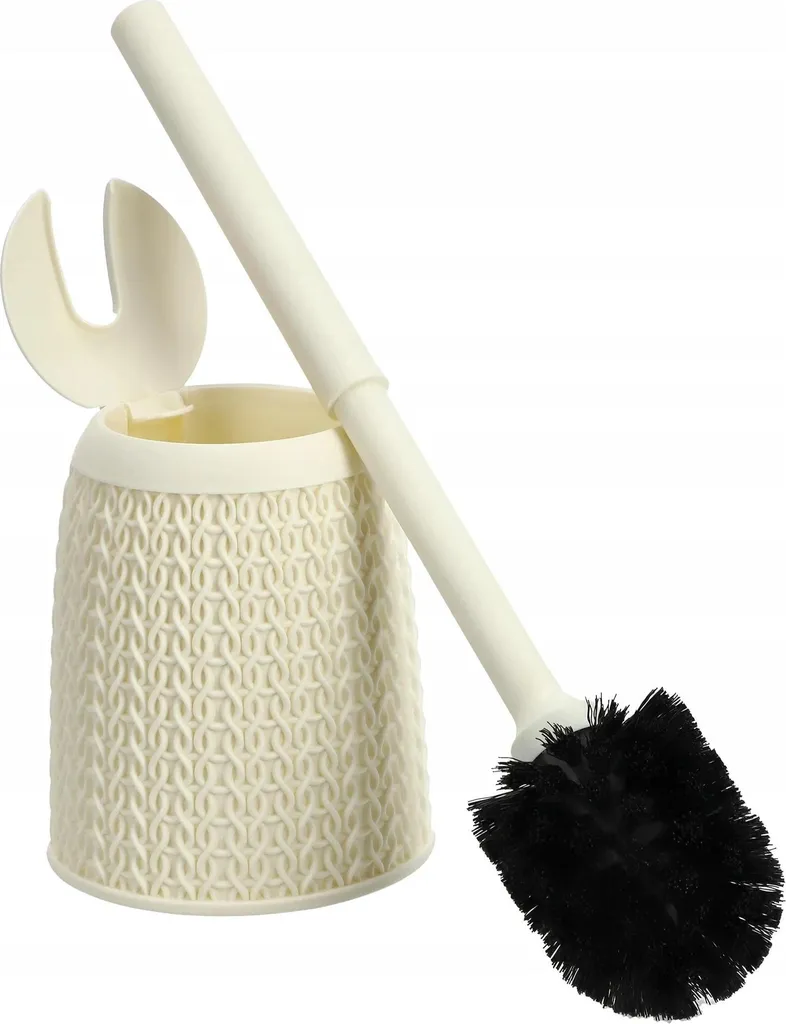Brosse de toilettes pour salle de bain moderne - Set complet beige sable
