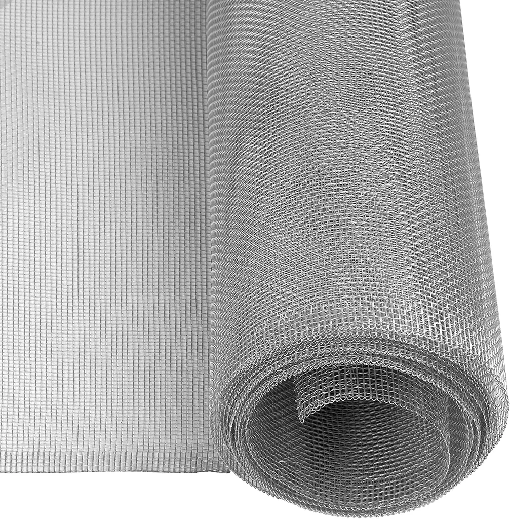 Moustiquaire en aluminium 100x250 cm - Grillage rigide robuste 03621