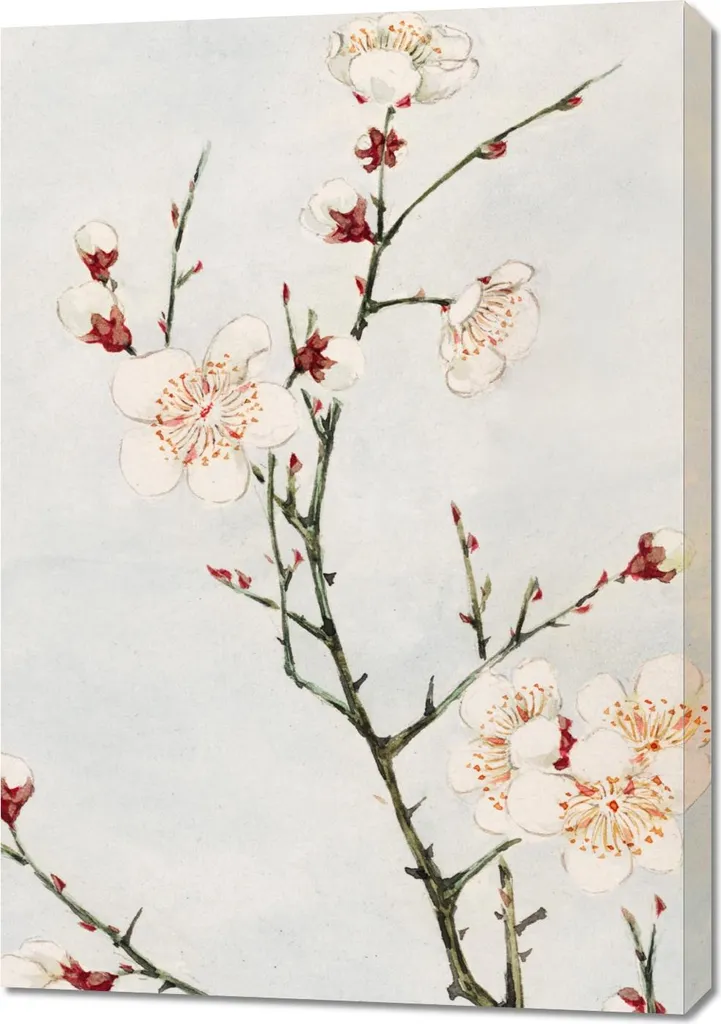 Décoration Murale Tableau Japonais Vintage 70 x 100 cm Morikaga