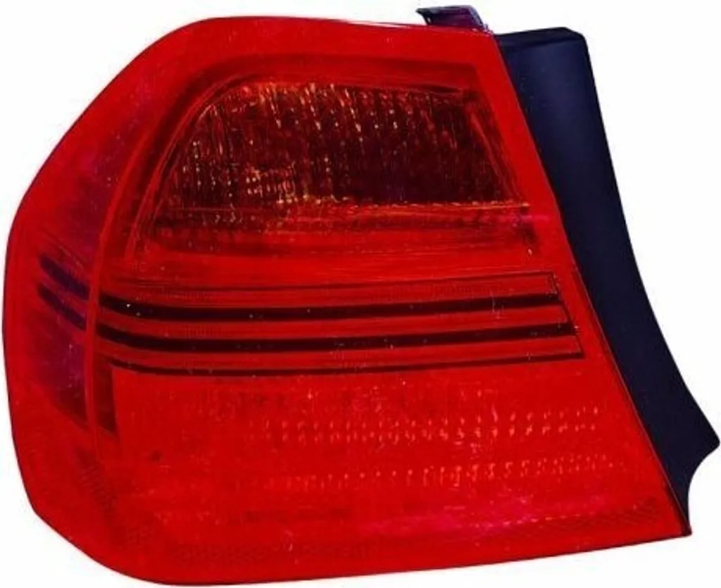 Feu arrière extérieur gauche E90 ABAKUS avec design rouge et cristal