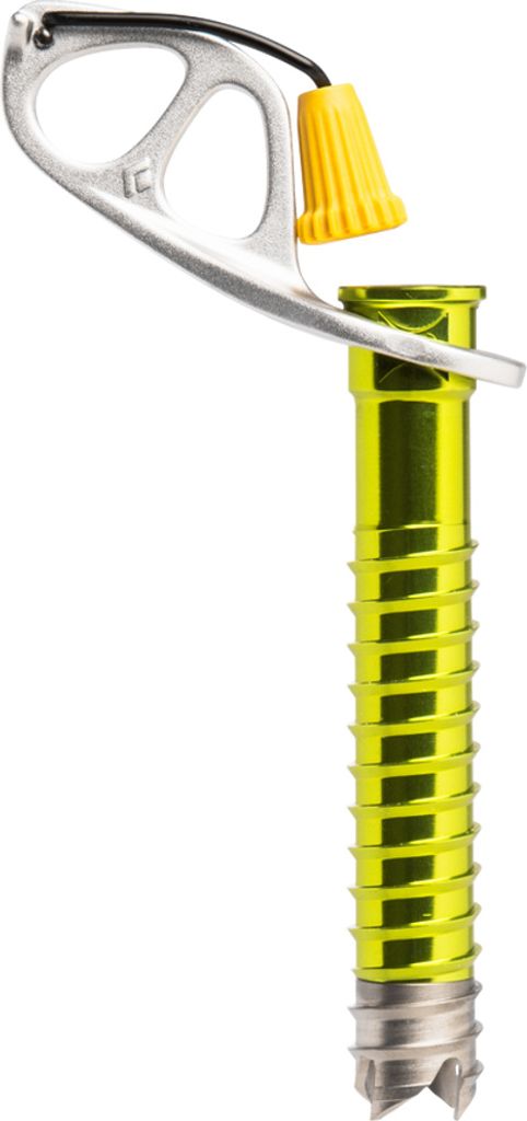 Ultralight Ice Screw Länge 13 cm Farbe envy green/yellow