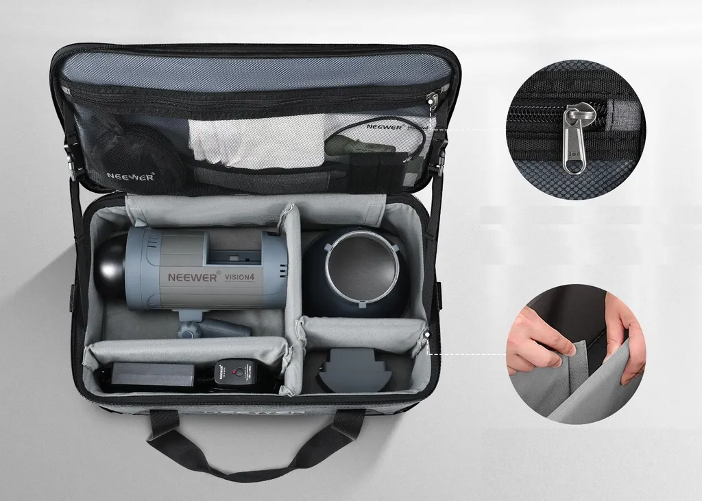 Sac de transport pour éclairage et flash studio - 4