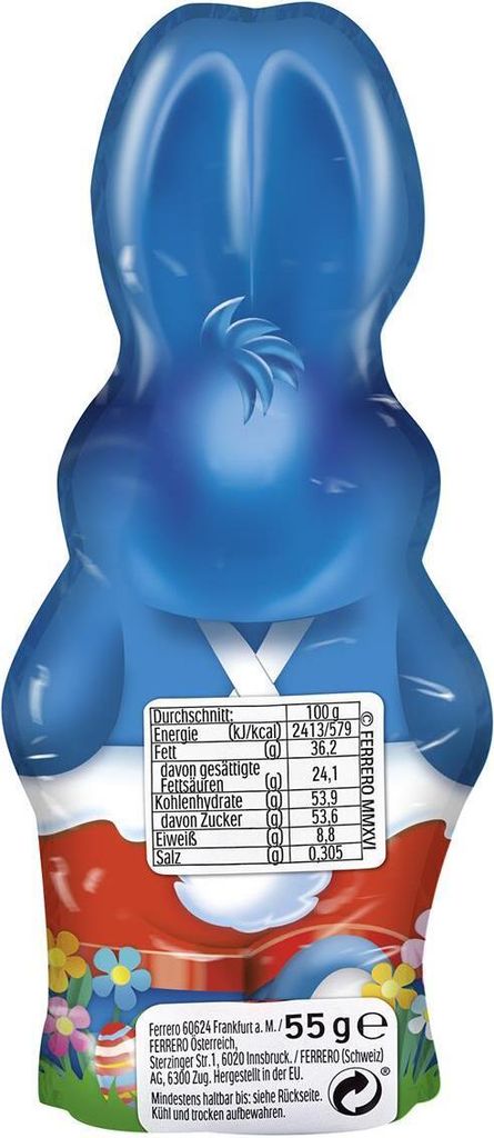 Kinder Harry Hase Osterhasen Hohlfigur Milchcremefüllung Produktbild 4
