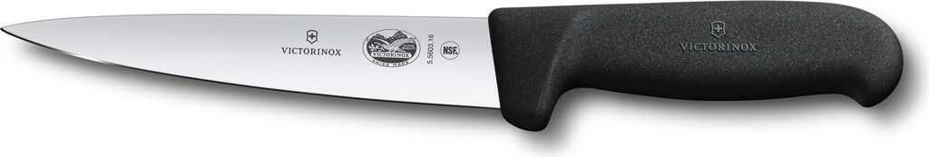 Victorinox Fibrox-Metzger-Messer, schwarz