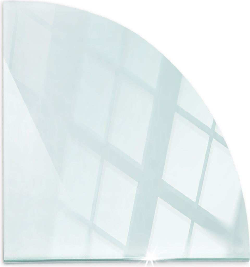 Kaminglasplatte Funkenschutzplatte Glas Schutzglas Schutzplatte für Kamin - 100x100 cm