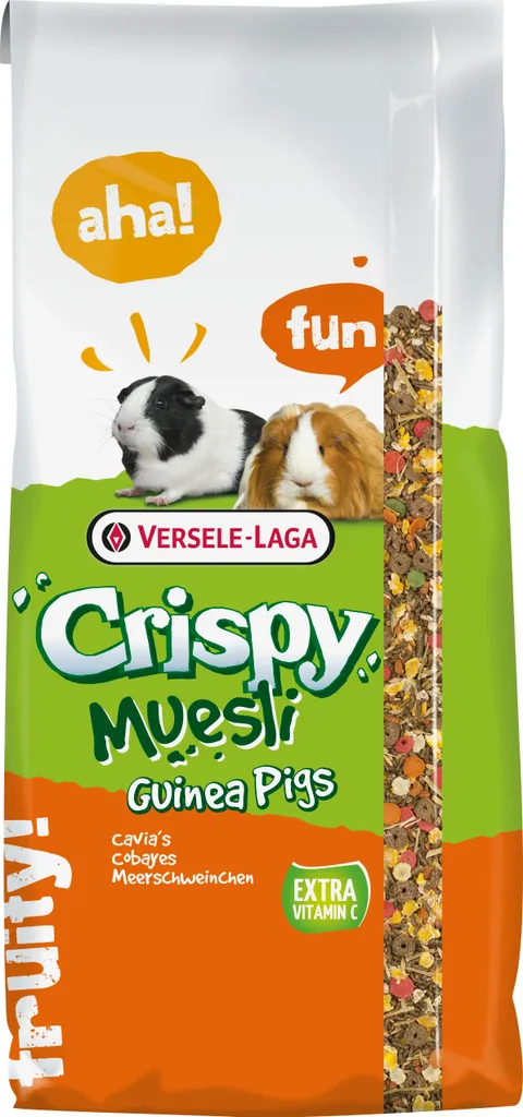 Alimentation Complète Cochons d'Inde - Crispy Muesli 20 kg Éleveur