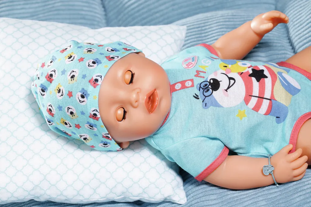 Poupon BABY born Magic Garçon 43 cm : le compagnon pour rassurer l'enfant - 12