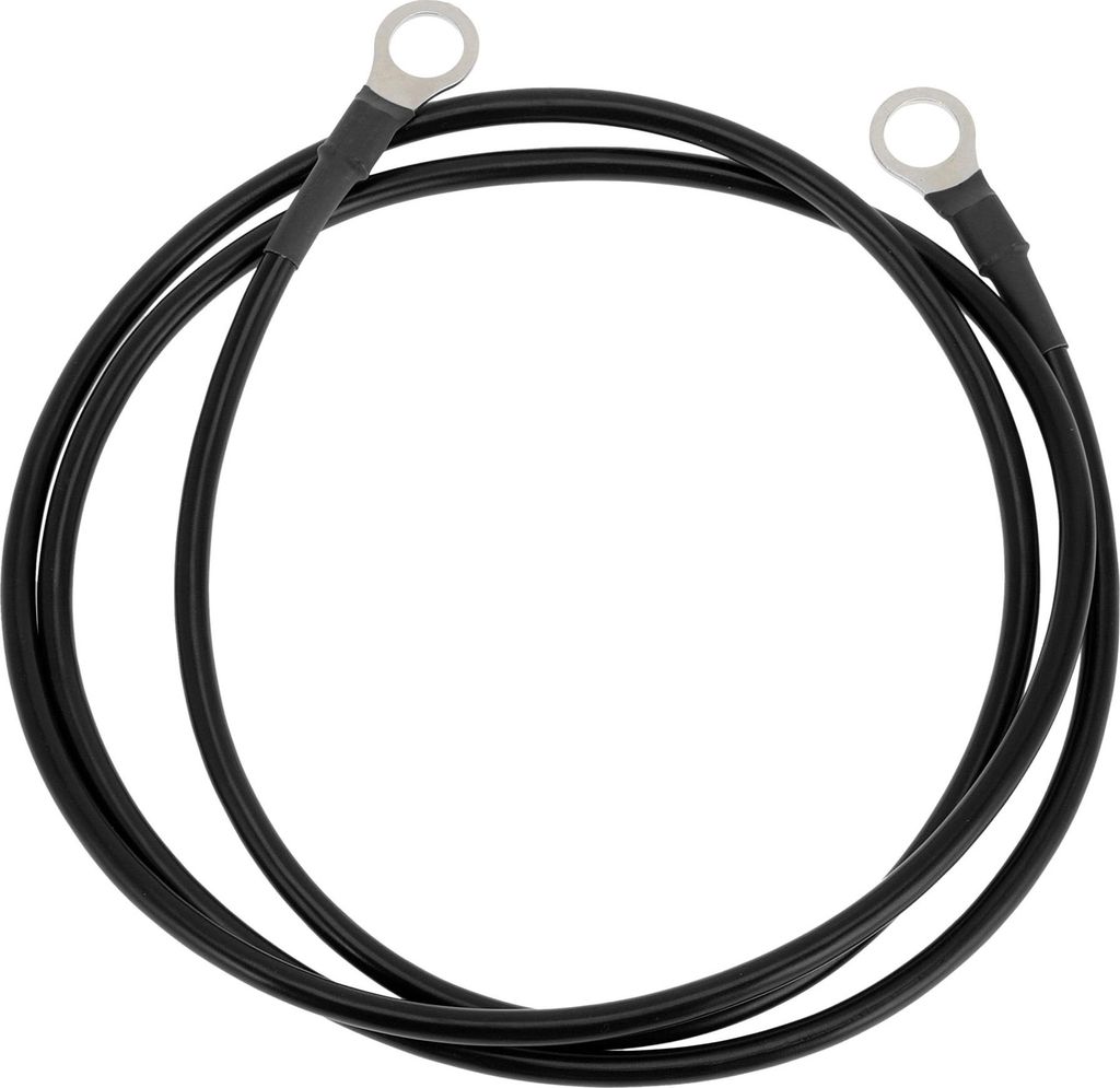 1 Stück Batterie-Wechselrichterkabel 10 AWG Gauge 4FT 3/8" Lug Batteriekabel Universal für Auto Fahrzeug Boot Wohnmobil Solar verzinntes Kupfer S...