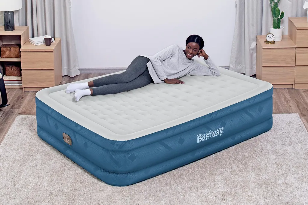 Lit Gonflable Fortech avec Pompe Électrique et Revêtement Snugable Top - 5