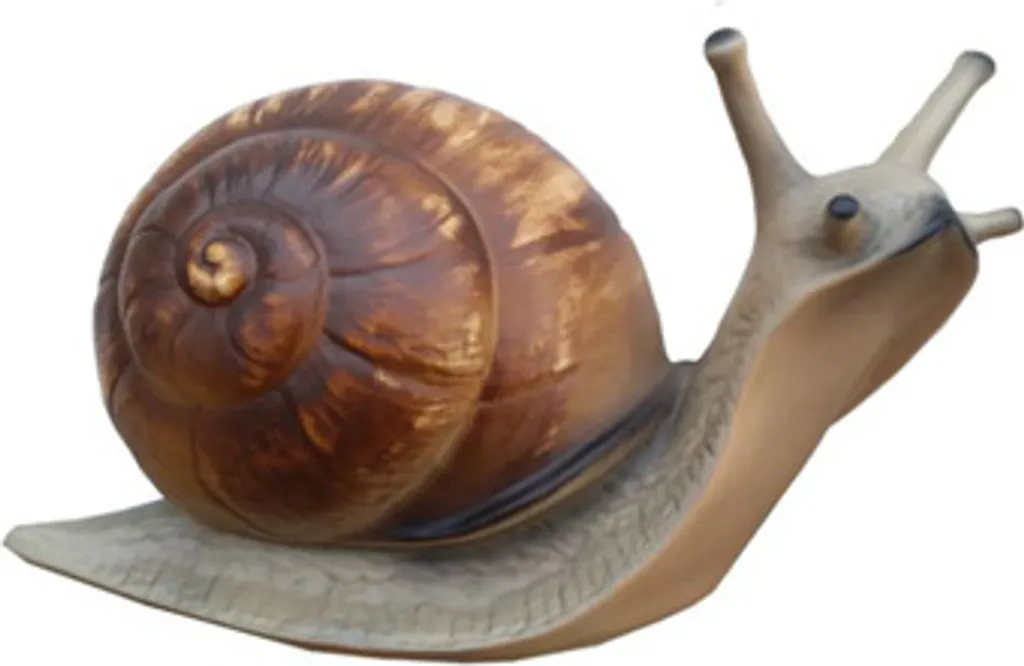 Grande Sculpture Escargot de Jardin de 50cm Décoration Extérieure Chic