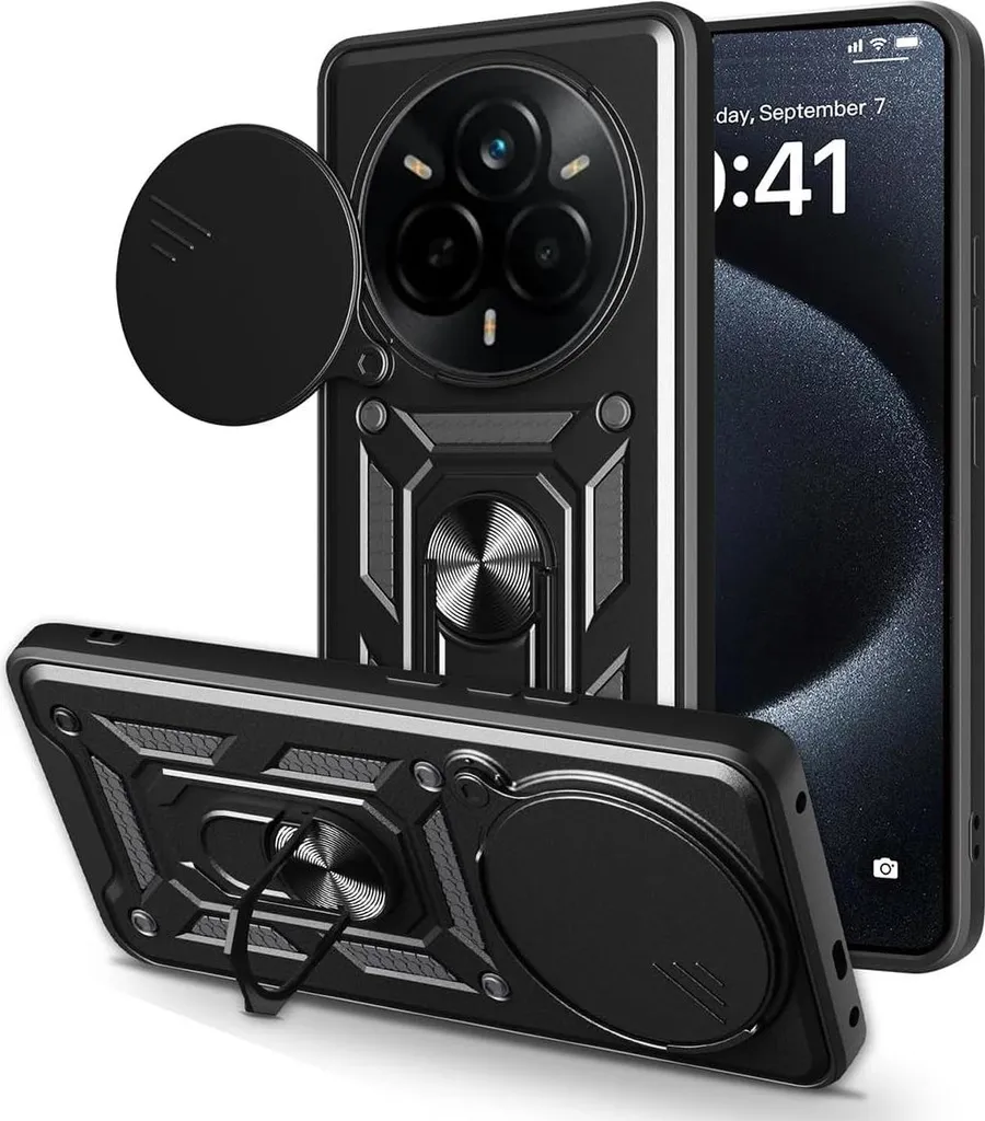 Cover Realme 14 Pro 5G CamShield Pro Nillkin - Armatura Anti-Urto Nera
