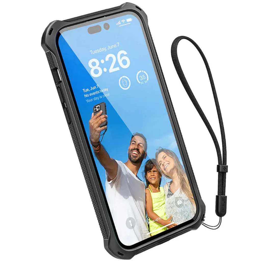 Catalyst Custodia progettata per iPhone 12/12 Pro, interruttore di disattivazione rotante brevettato, compatibile con MagSafe, 3 m Drop Proof, Crux Accessories Sistema di fissaggio - Giallo fluo