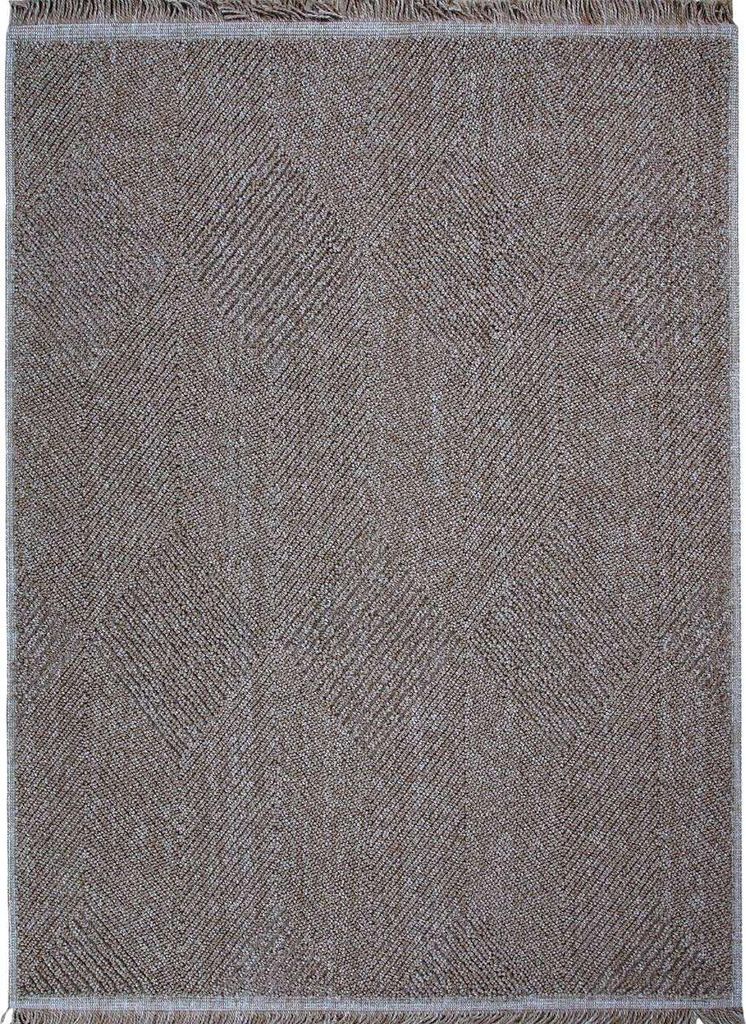 Teppich Jute-Optik Innen Außen Rauten beige 190x290