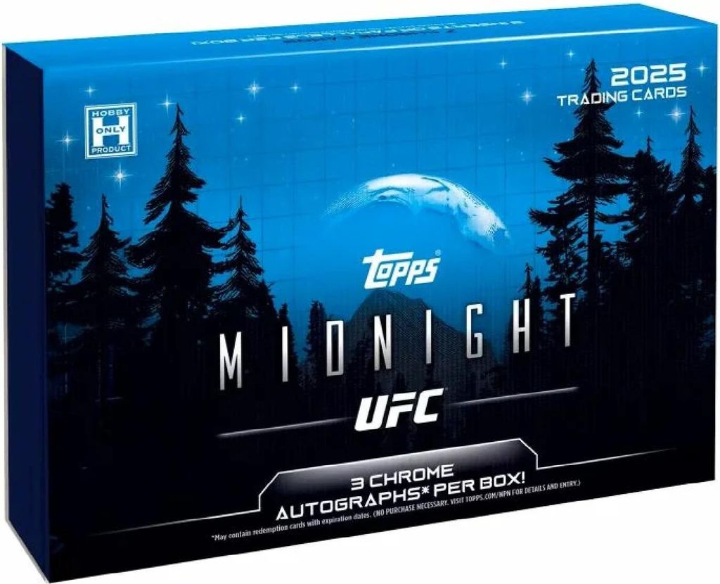 Topps Midnight UFC 2025 Hobby Box Produktbild 