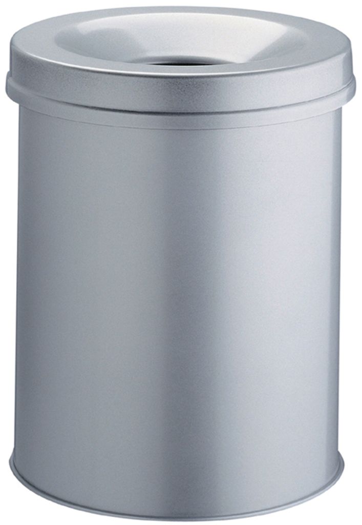 DURABLE Papierkorb SAFE rund 30 Liter grau Produktbild 