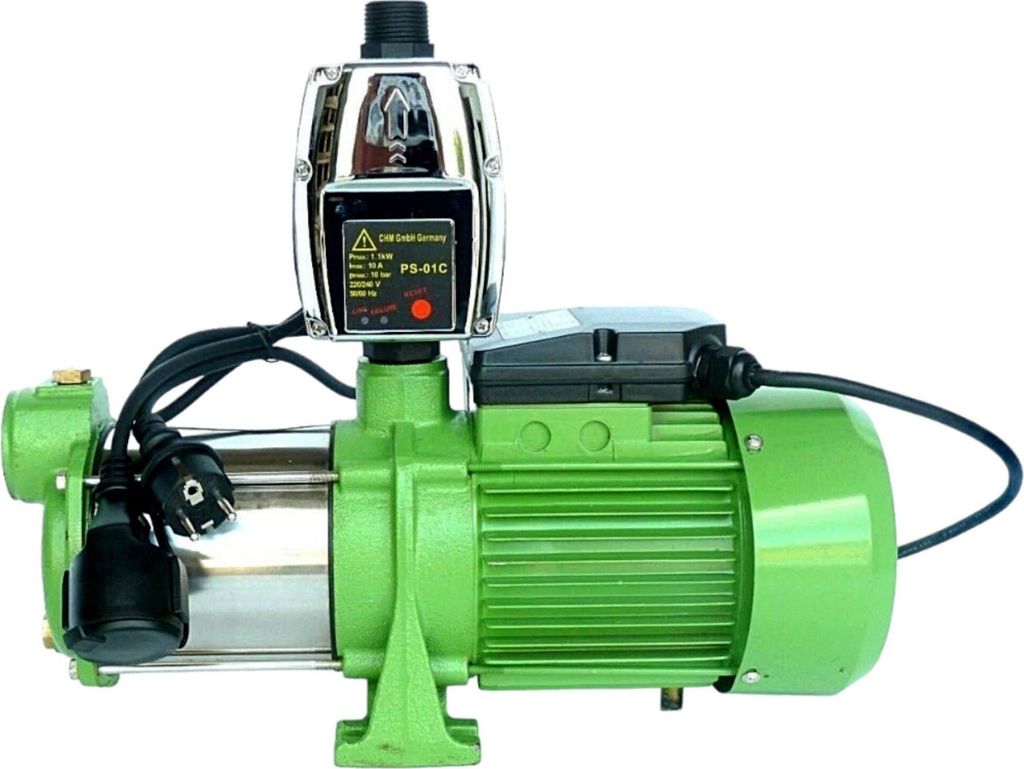 CHM GmbH® Kreiselpumpe Gartenpumpe Edelstahl 5400 L/h und  Produktbild 