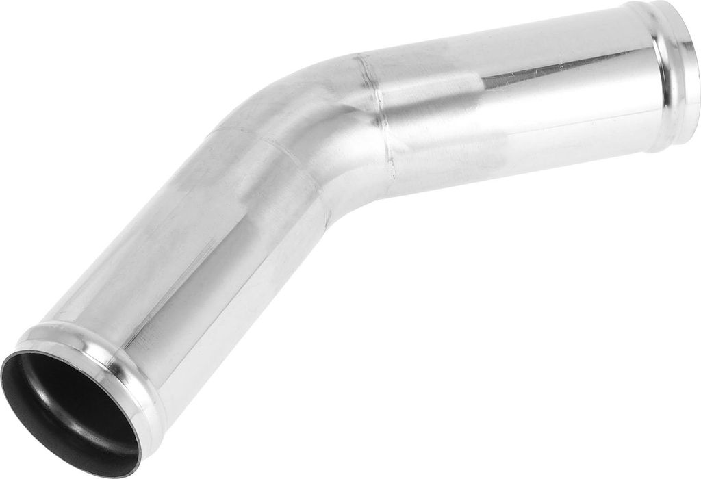 45 Grad Biegemuffe Auspuffrohr mit Perlenrolle DIY Benutzerdefiniertes Auto Modifiziertes Auspuffrohr Rohrleitung 2,5" Außendurchmesser 5,91" Län...