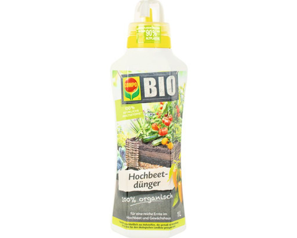 Hochbeetdünger COMPO  1L für eine reiche Ernte im Hochbeet Produktbild 