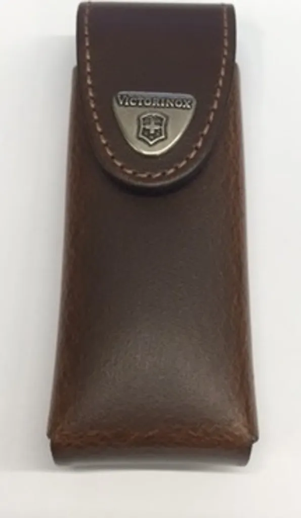 Étui de ceinture en cuir brun pour SwissTool Spirit Victorinox 4.0822.L