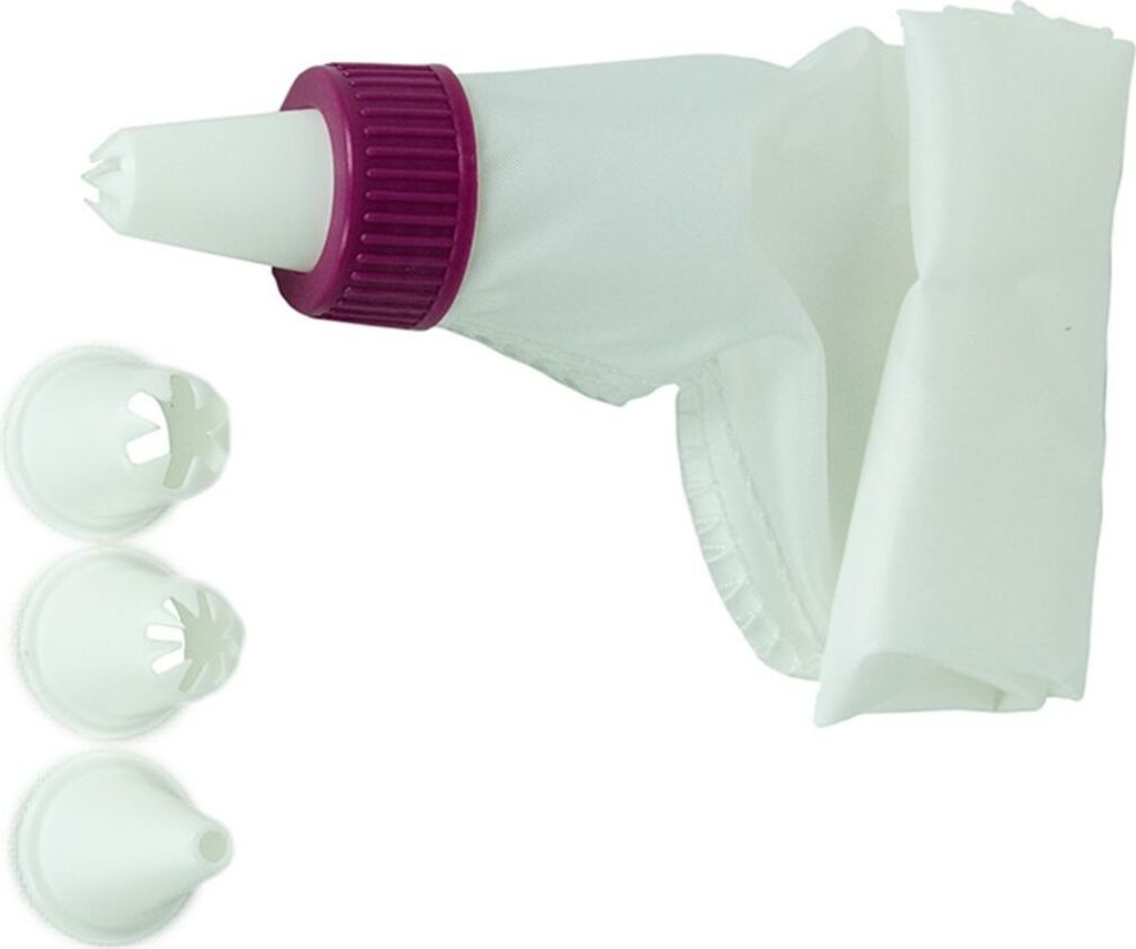 METALTEX Spritzbeutel klein mit 4 Tüllen Produktbild 