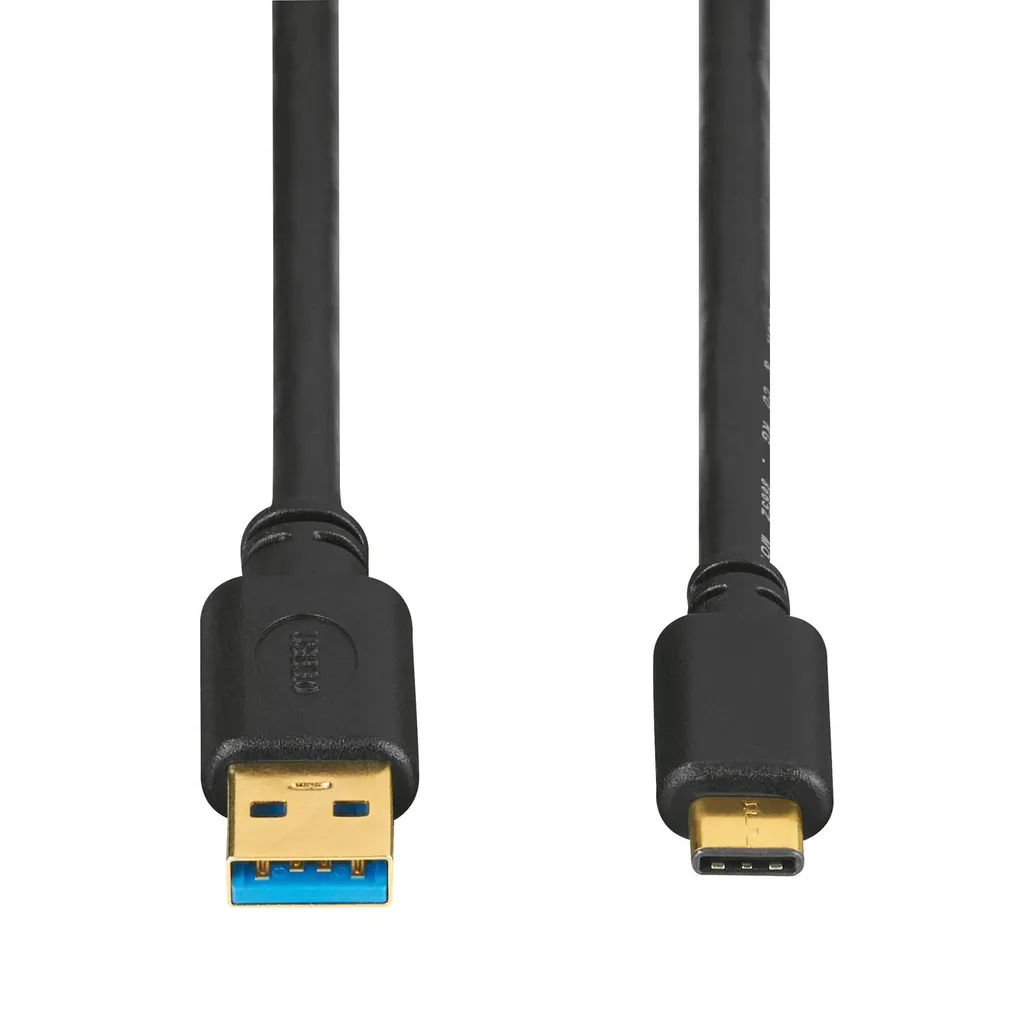Hama Câble USB-C 1.80m Noir : Finissez-en avec les Câbles Trop Courts