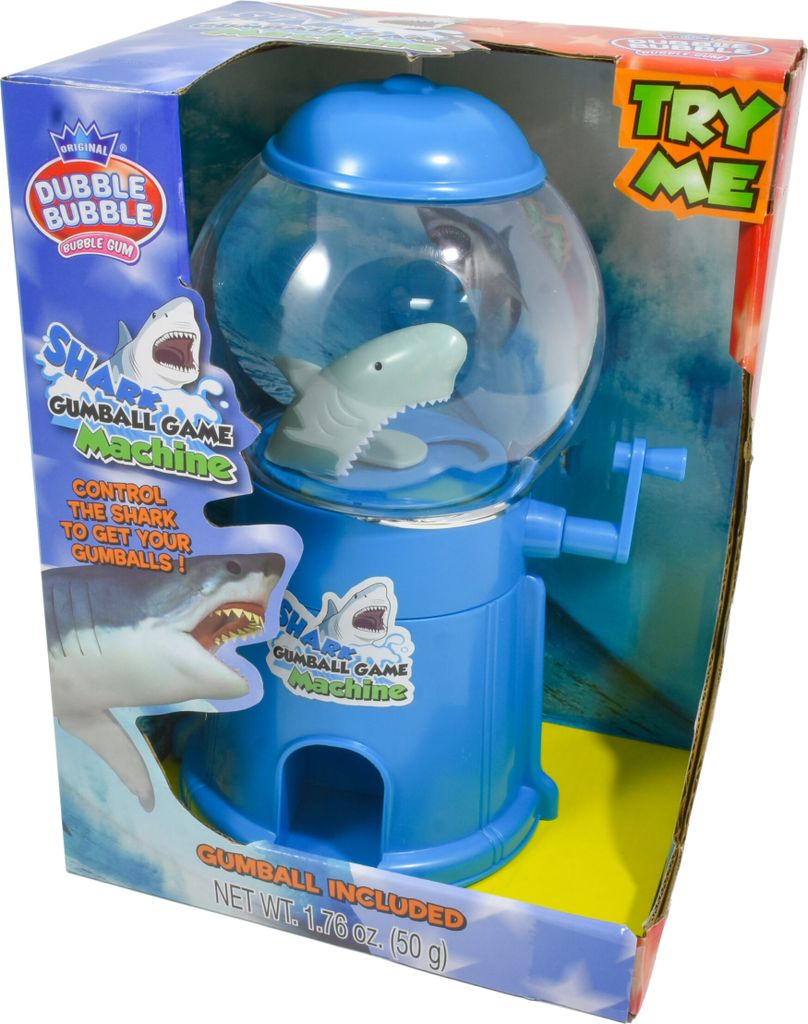Dubble Bubble Shark Gumball Game Machine 50g