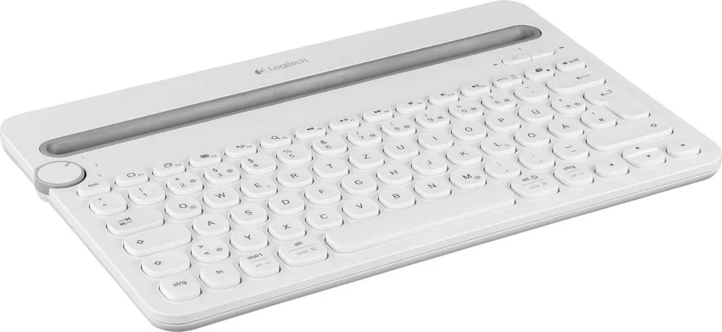 Logitech K480 Clavier Bluetooth Blanc : Tapez sur 3 Appareils à la Fois - 5
