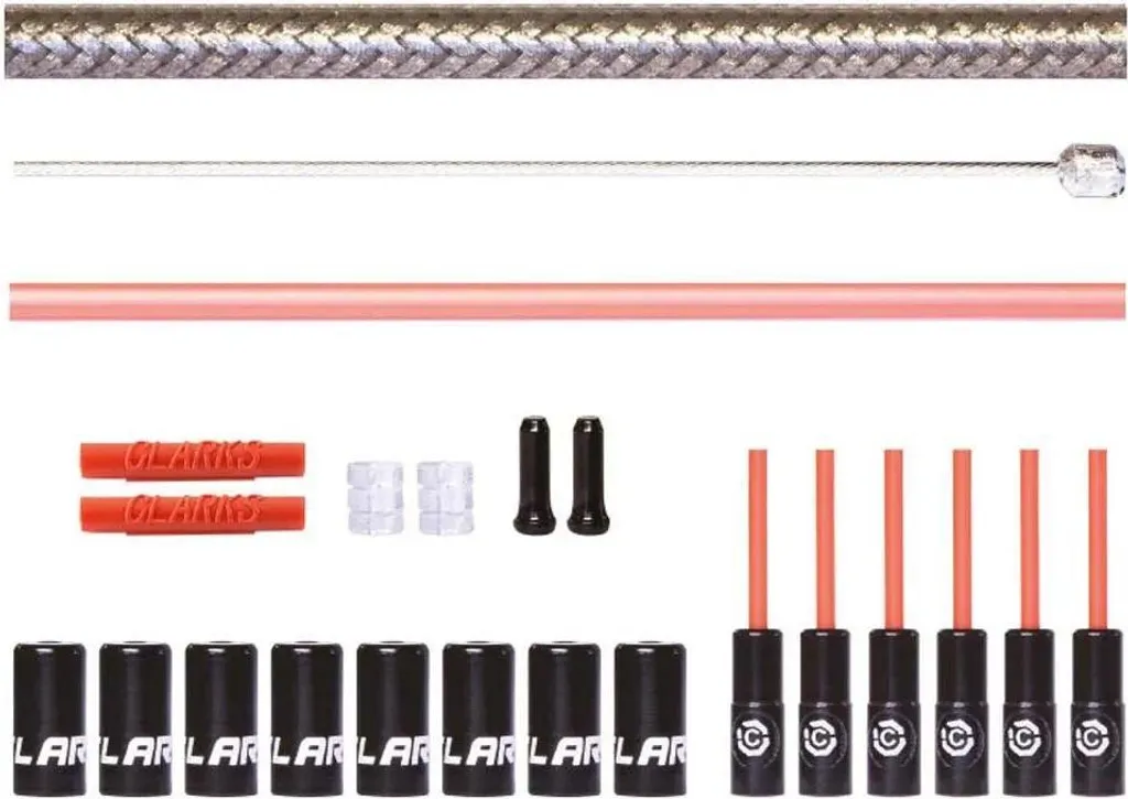 Clarks Dirtshield Gear Cable Set Argento - Scorrevolezza Professionale