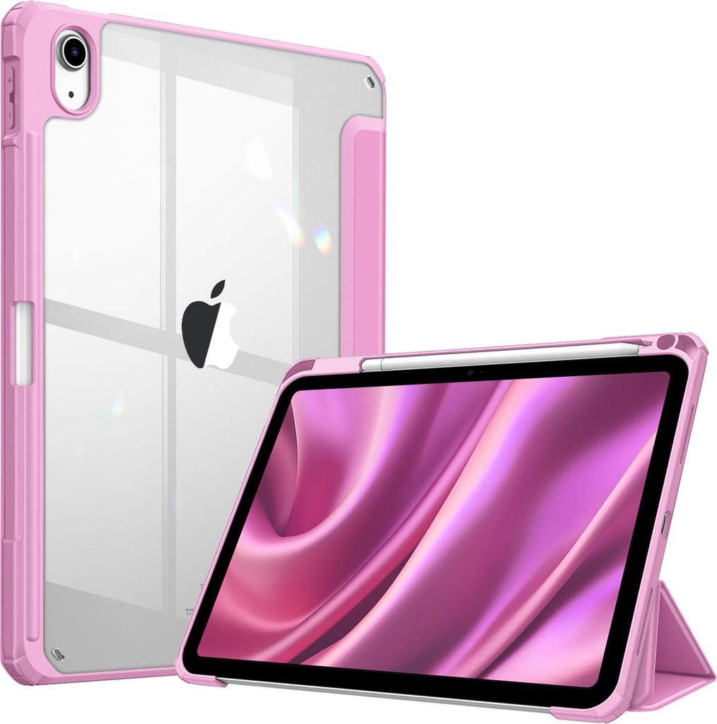 Fintie Hybrid Hülle für iPad (A16) 11 Generation 11 Zoll 2025, iPad 10 Generation 10.9 Zoll 2022 mit Stifthalter - Stoßfeste Schutzhülle mit tr...
