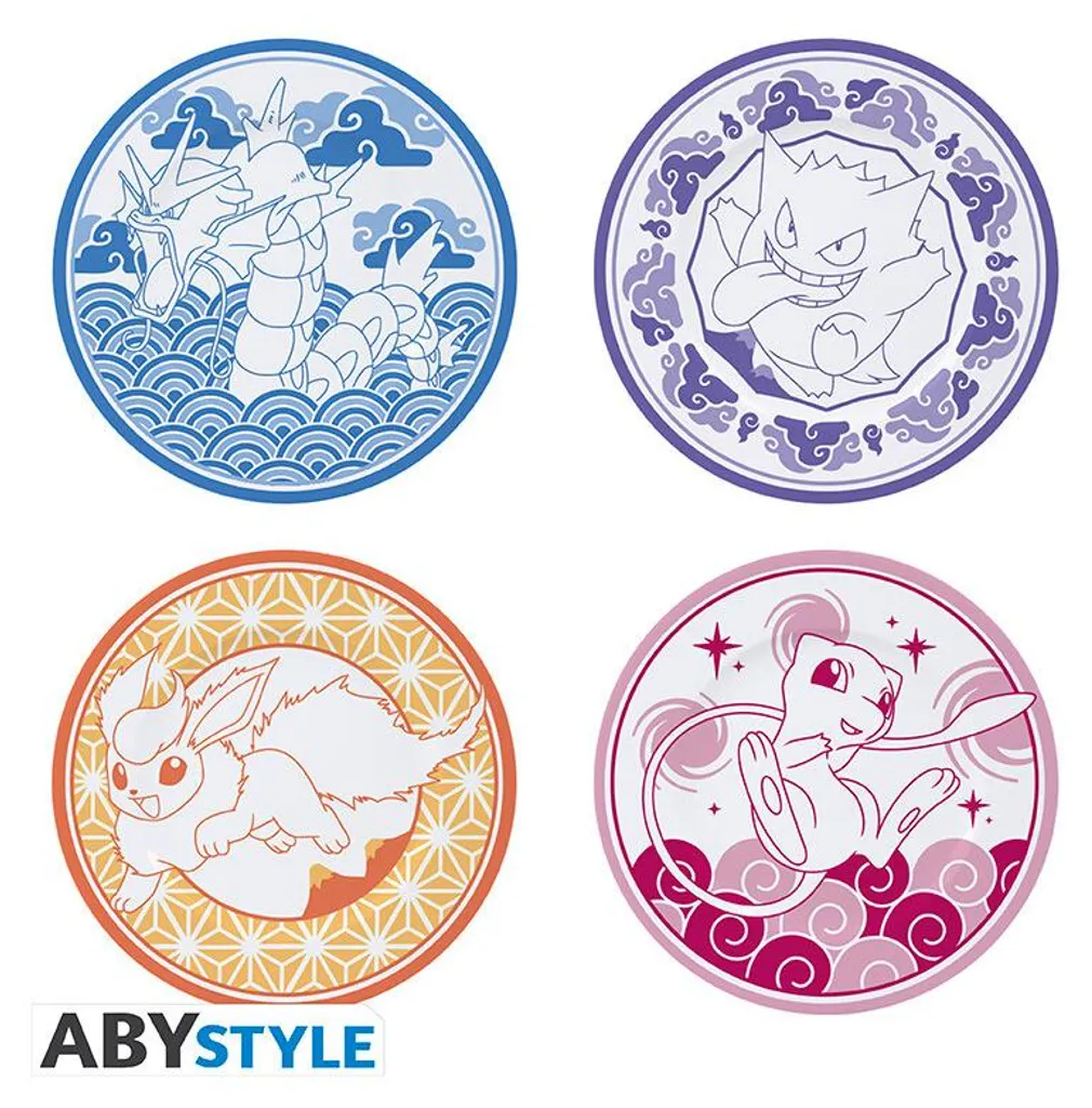 Set di piatti Pokemon: Stile giapponese - 2