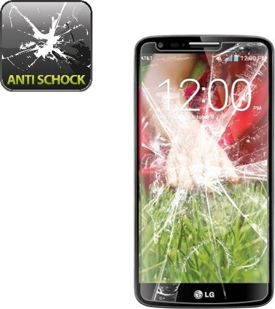 4x Panzerfolie für LG G2 ANTI-SCHOCK Displayschutzfolie Displayfolie HD KLAR