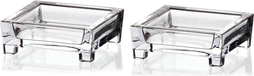 Schale auf Füßen Venezia 2er Set (11x11cm)