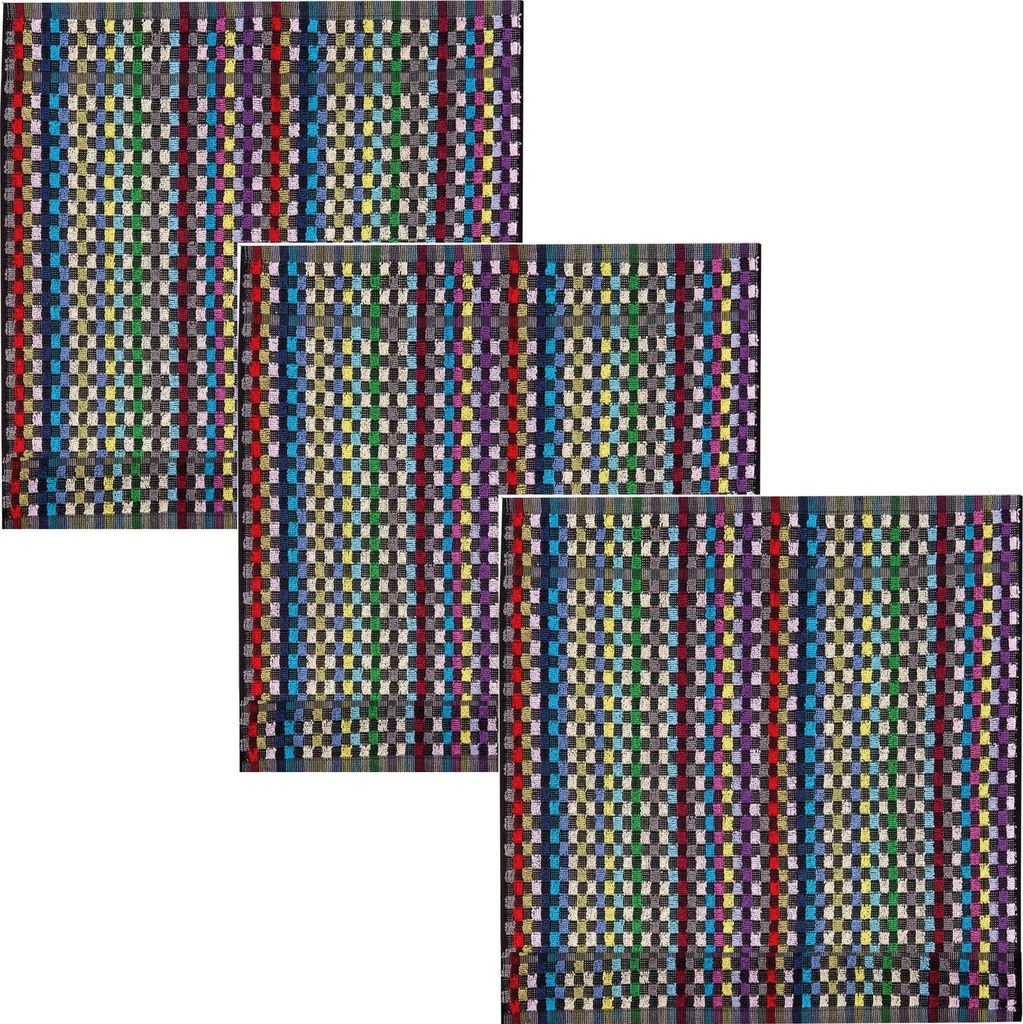 Kracht Grubentuch 3er-Pack bunt 50x50 cm Produktbild 
