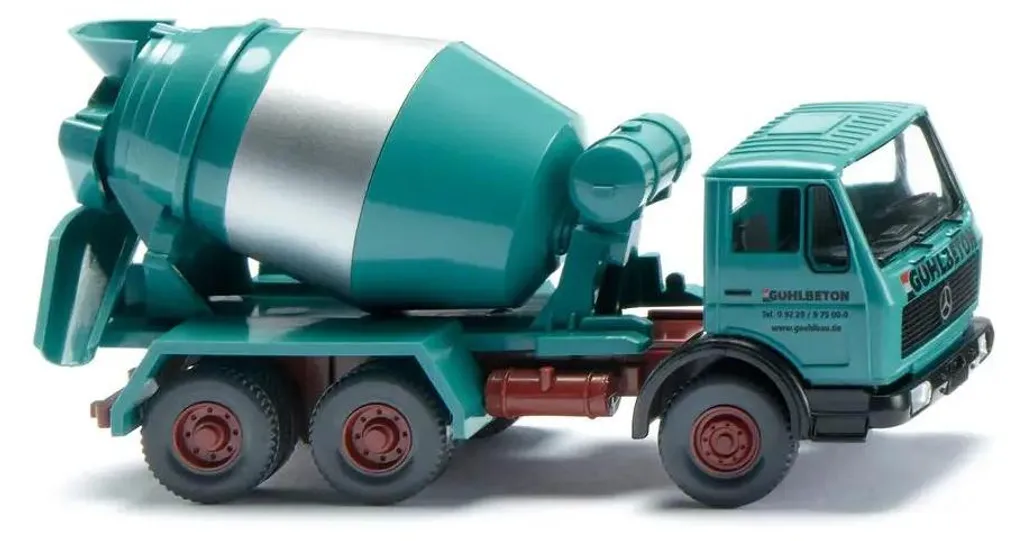 Camion bétonnière Wiking MB NG Göhl Beton modèle réduit HO monté