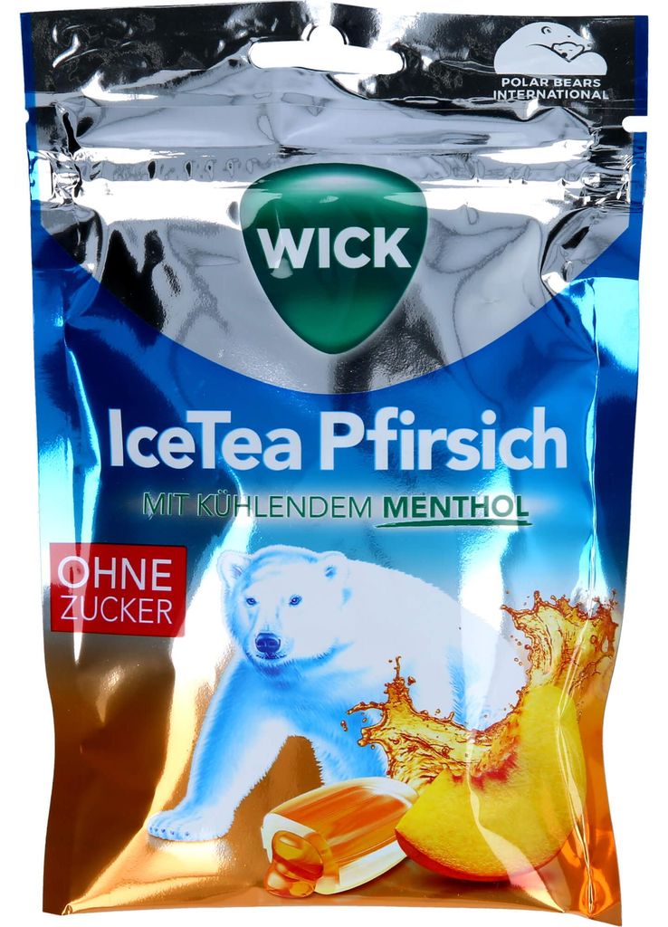Wick IceTea Pfirsich ohne Zucker (72 g) Produktbild 