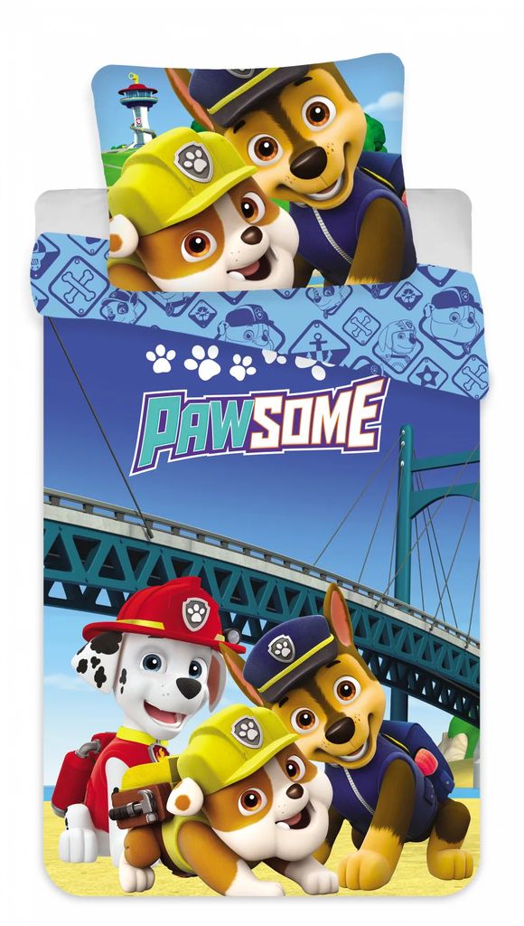 Poszwa na kołdrę PAW Patrol Pawsome - 100 x 135 cm - Zdjęcie produktu 