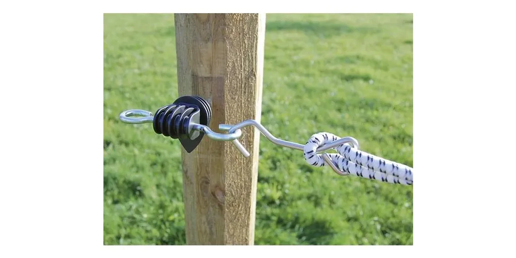 Évitez les chocs : kit de poignée E-line 4,5 m isolé pour porte clôture